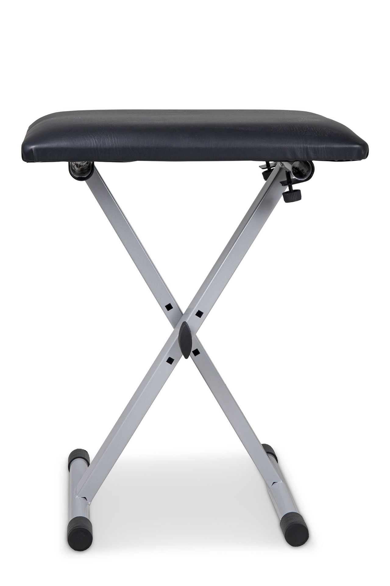 Keyboardsitzbank GEWA Metall KEBA-10 s  silber, 41-51 cm höhenverstellbar, 