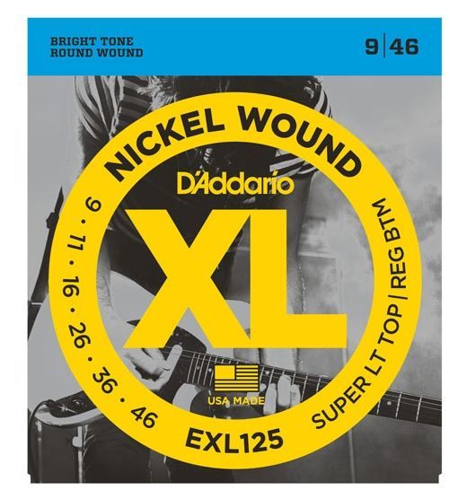 D'Addario  EXL 125 E-Gitarren Saiten .009-.046