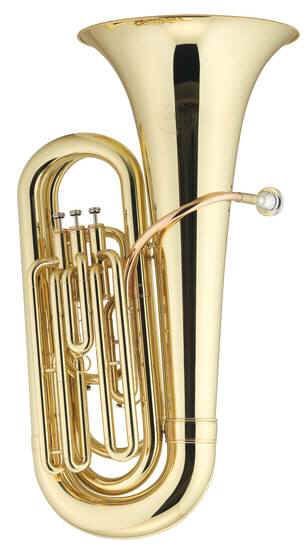 Jupiter JTU-700 Tuba 3/4 Bb-Tuba, Bohrung 16,80mm, 3 Ventile, Etui und Zubehör