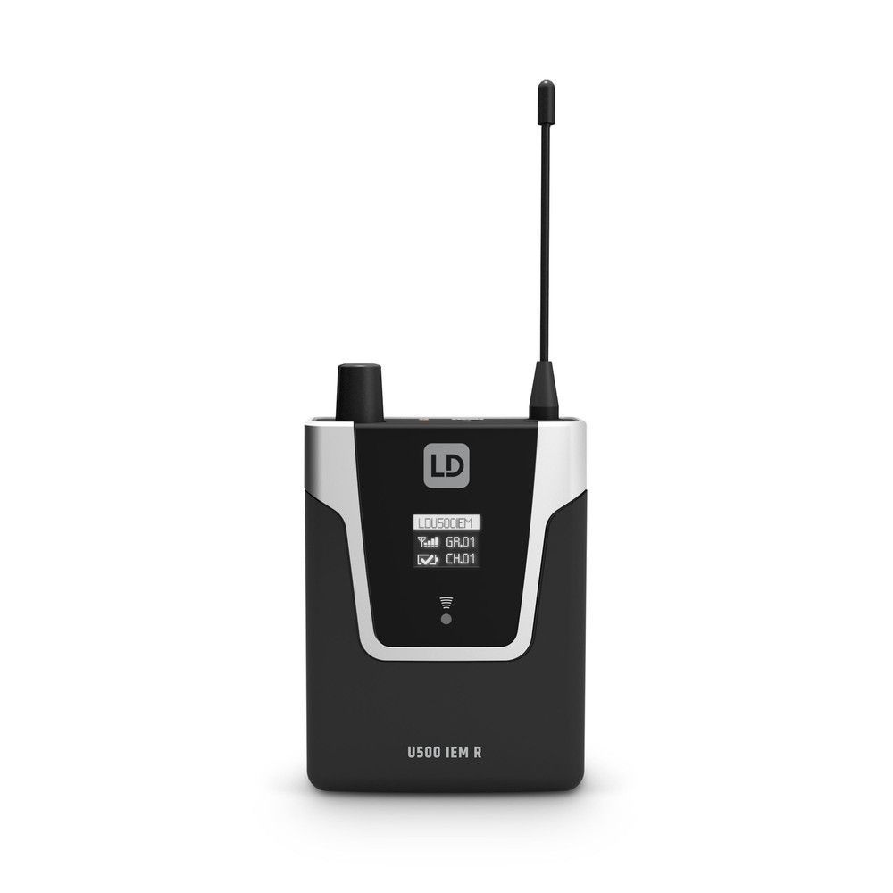 LD Systems U508 IEM R In-Ear Empfänger 823 - 832 MHz und 863 - 865 MHz 