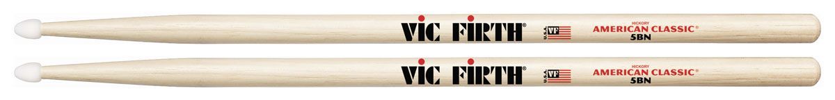 Vic Firth 5BN Drumsticks Hickory Nylon