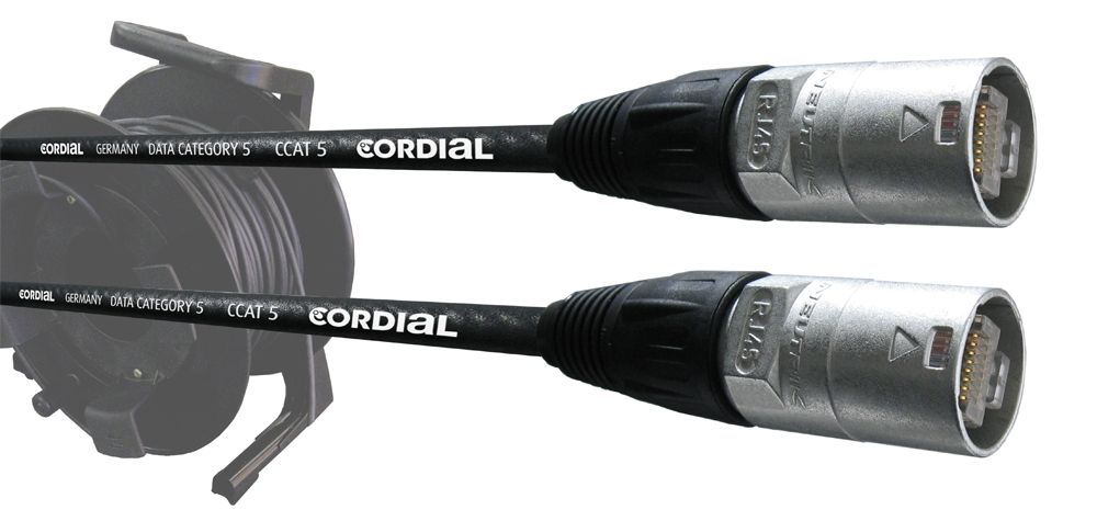 Cordial Cat 5 CSE50NN5 SD  Datenkabel 50m lang auf Trommel Digitales Multicore