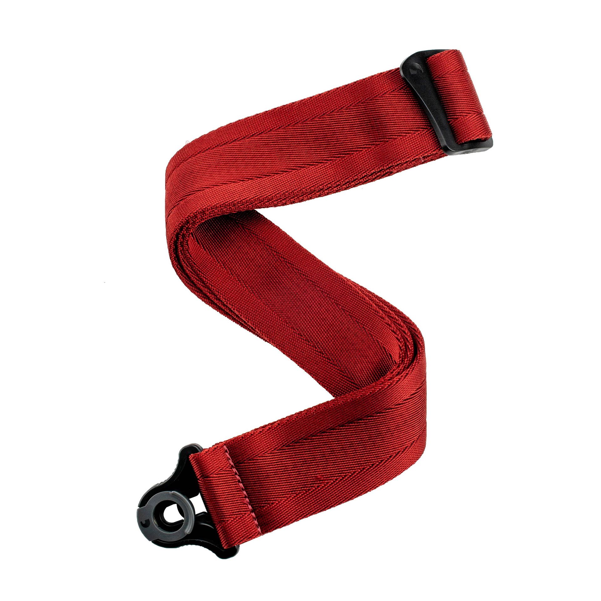 D’Addario Auto Lock Guitar Strap Blood Red  50BAL11