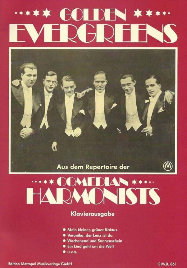 Noten Comedian Harmonists 1 Klavier & Gesang Metropol EMB 861_00005087_
