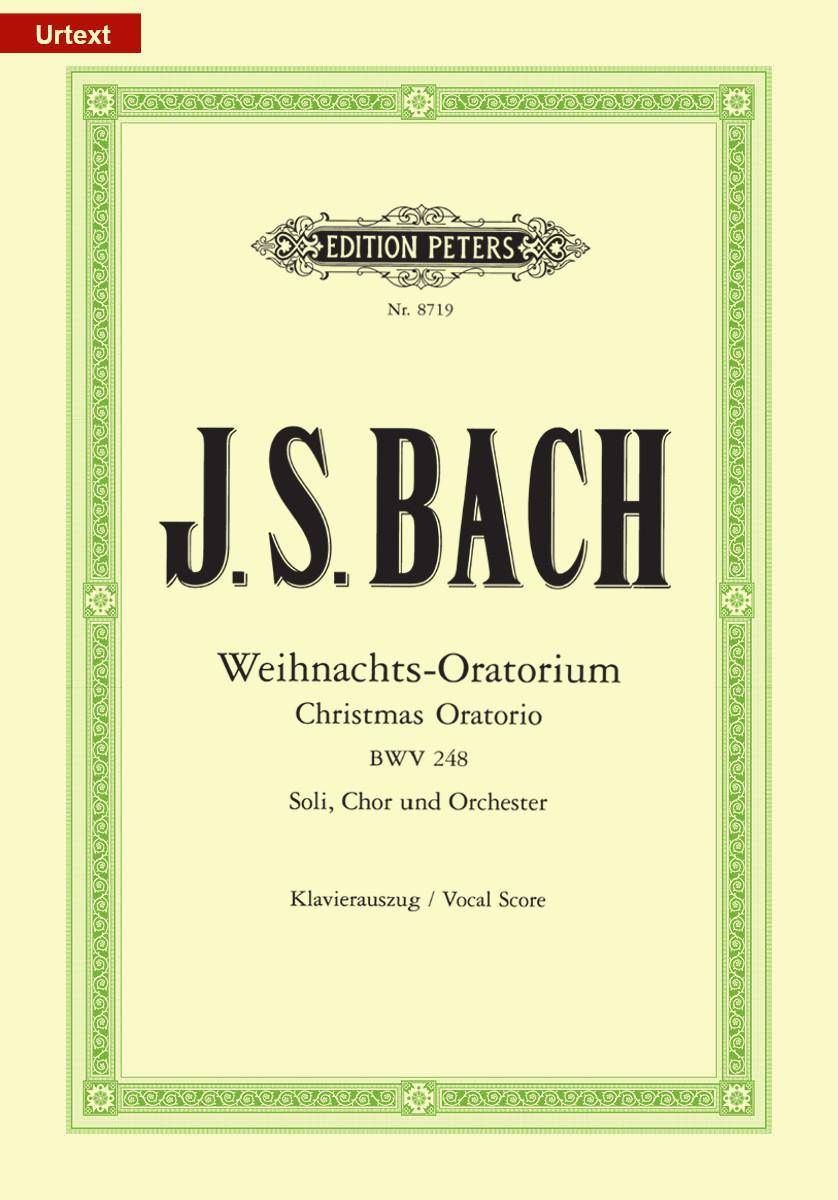 Noten Weihnachtsoratorium Klavierauszug Peters J.S. Bach EP 8719 