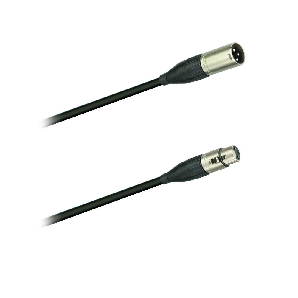 DMX-Kabel  XLR male/female, 3 pol. Amphenol Stecker, 2 Meter_00035794_