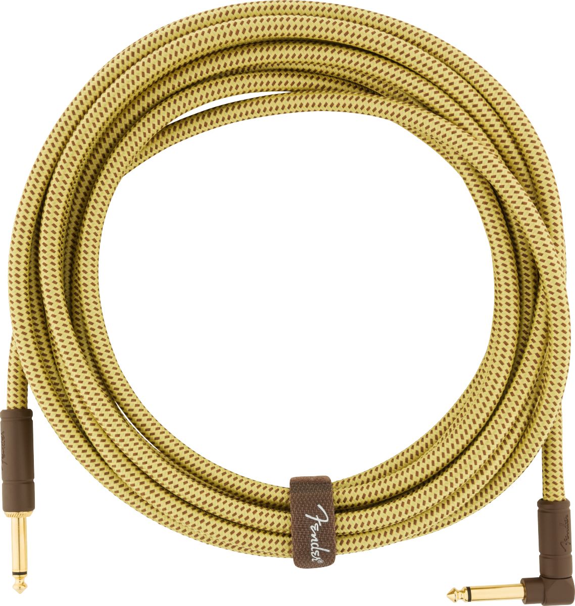 Fender Deluxe Series Instrument Cable 5,5m Angled Tweed