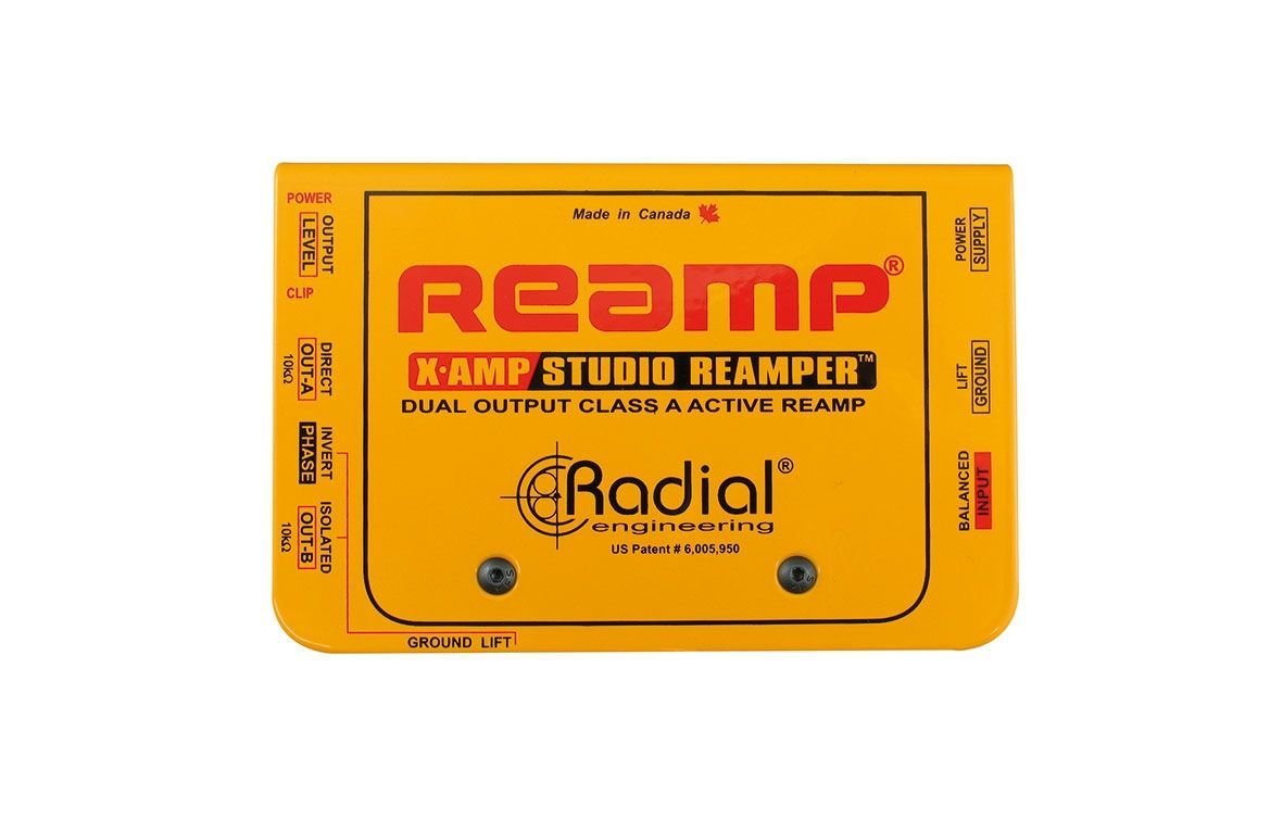 Radial Engineering X-Amp Aktiver Re-Amper, Splitter für Gitarrenamps