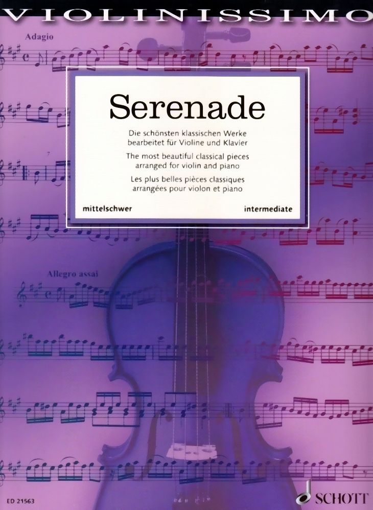 Noten Concertino Violinissimo SERENADE klassische Originalstücke ED 21563 