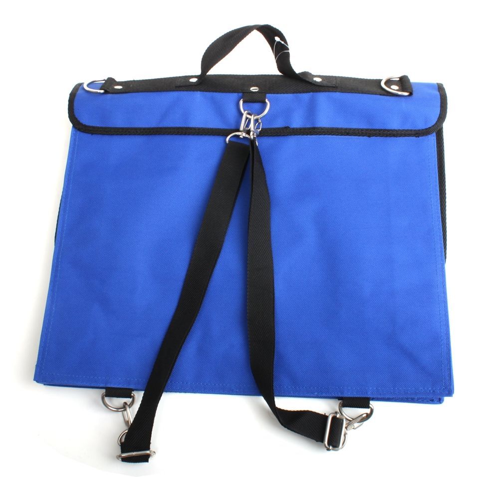GEWA Notentasche blau 40x30x10cm, Nylongewebe, Tragagarnitur 