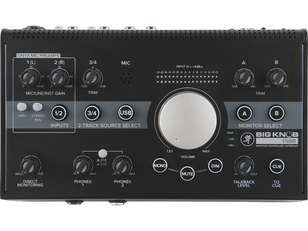 Mackie Big Knob Studio  Aktiver Monitor Controller und USB Audiointerface