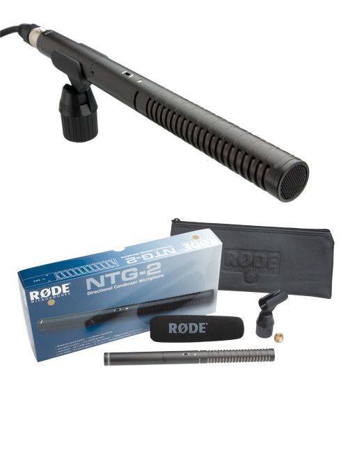 RODE NTG-2  Richt-Mikrofon, Kondensatormikrofon für Kamera, Video, Film, TV