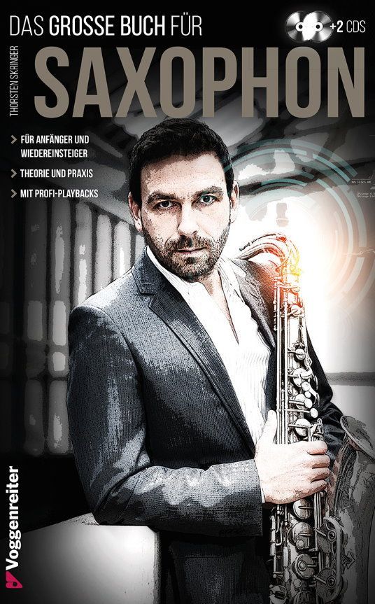 Noten Das große Buch für Saxophon Voggenreiter Torsten Skringer Voggenreiter 2CD