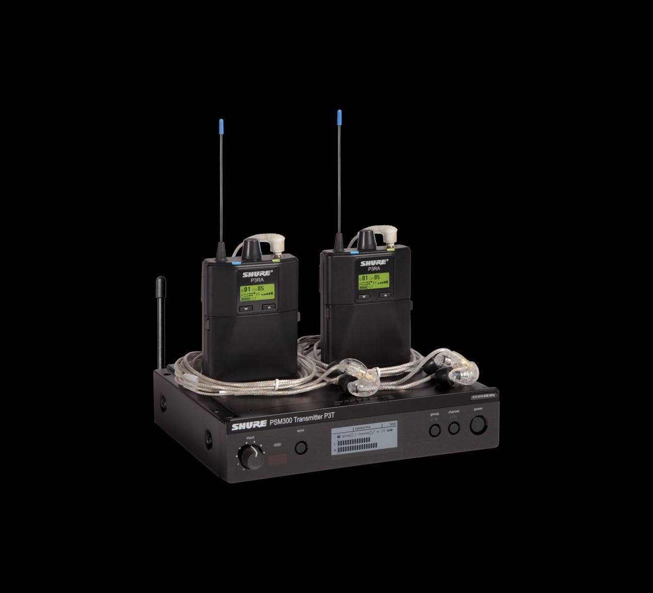 Shure PSM 300 Twin Pack Pro P3TERA215TWP-S8  In-Ear Monitoring System