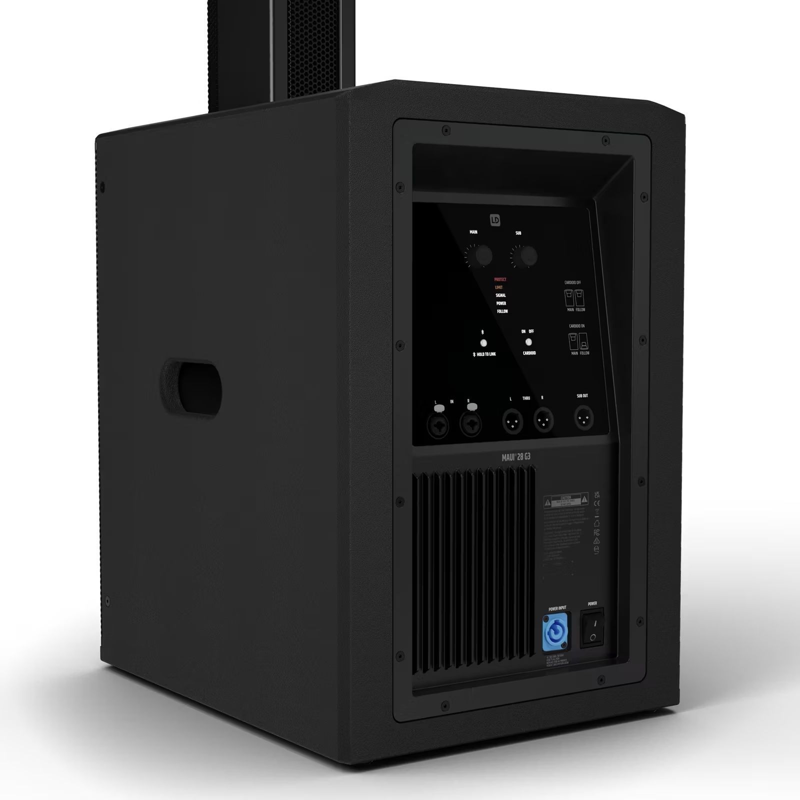 LD Systems Maui 28 G3 Kompaktes Säulensystem mit Bluetooth schwarz NEU_00052286_