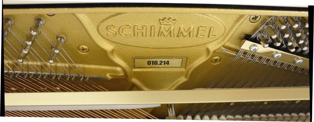 Wilhelm Schimmel Klavier W-118 Tradition  weiß poliert