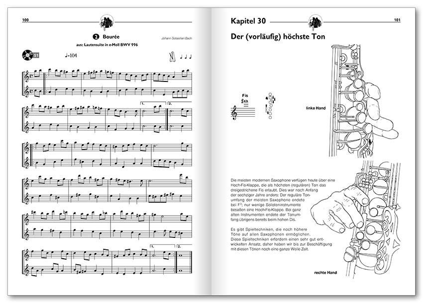 Noten Saxophonbuch 1 Altsaxophon Altosax Klaus Dapper Voggenreiter VOGG 0512-9