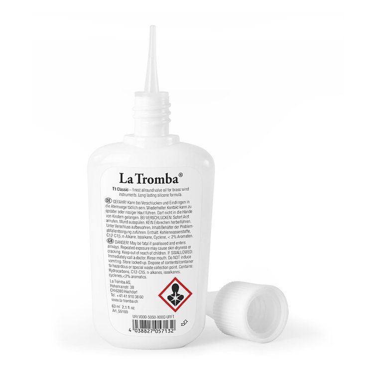 La Tromba T1 Ventil-Öl Trompete, Perinetventile, Valve Oil