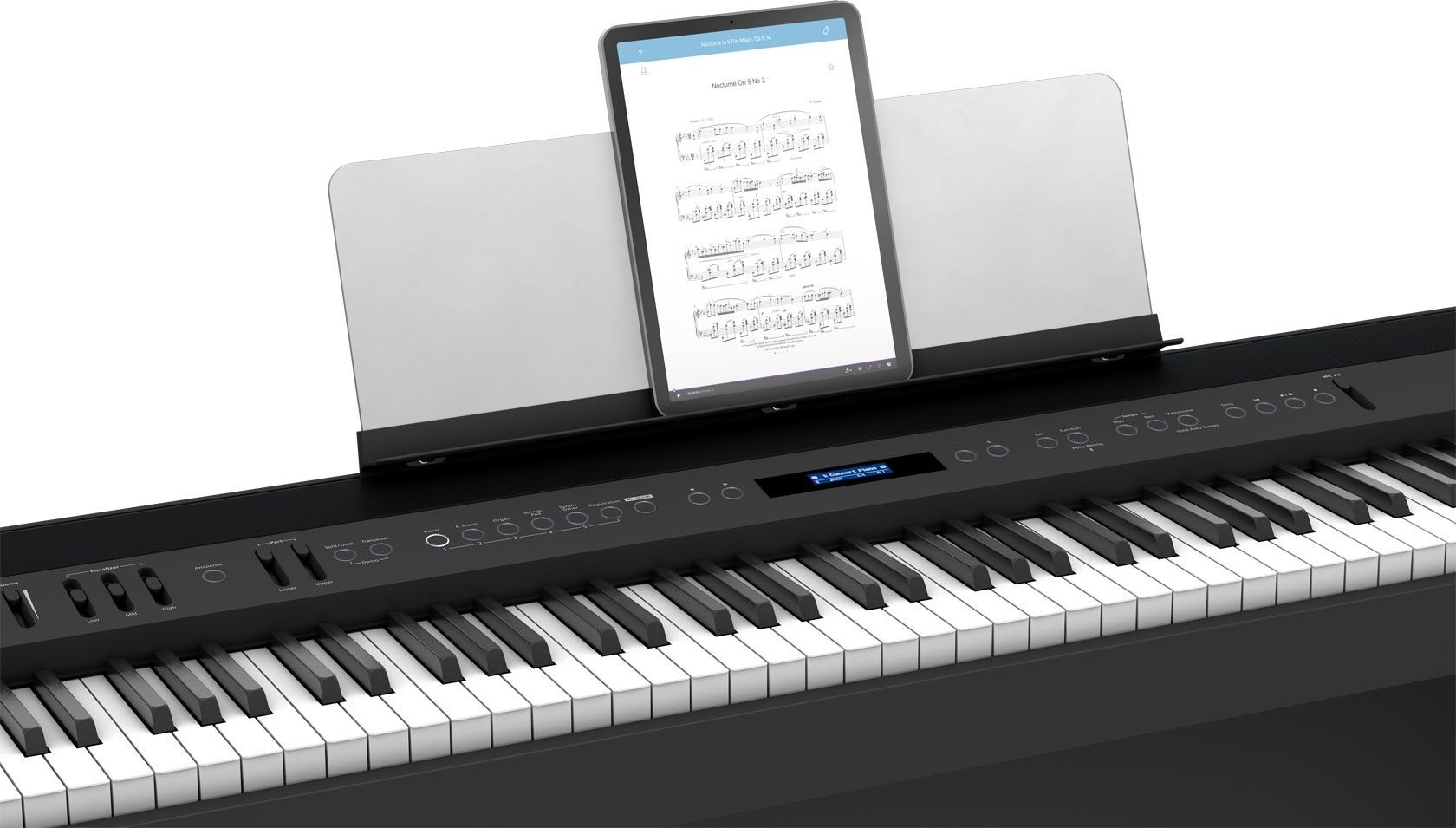 Roland FP-60X-BK Stagepiano schwarz Digitalpiano mit Lautsprechern FP60X BK_00049691_