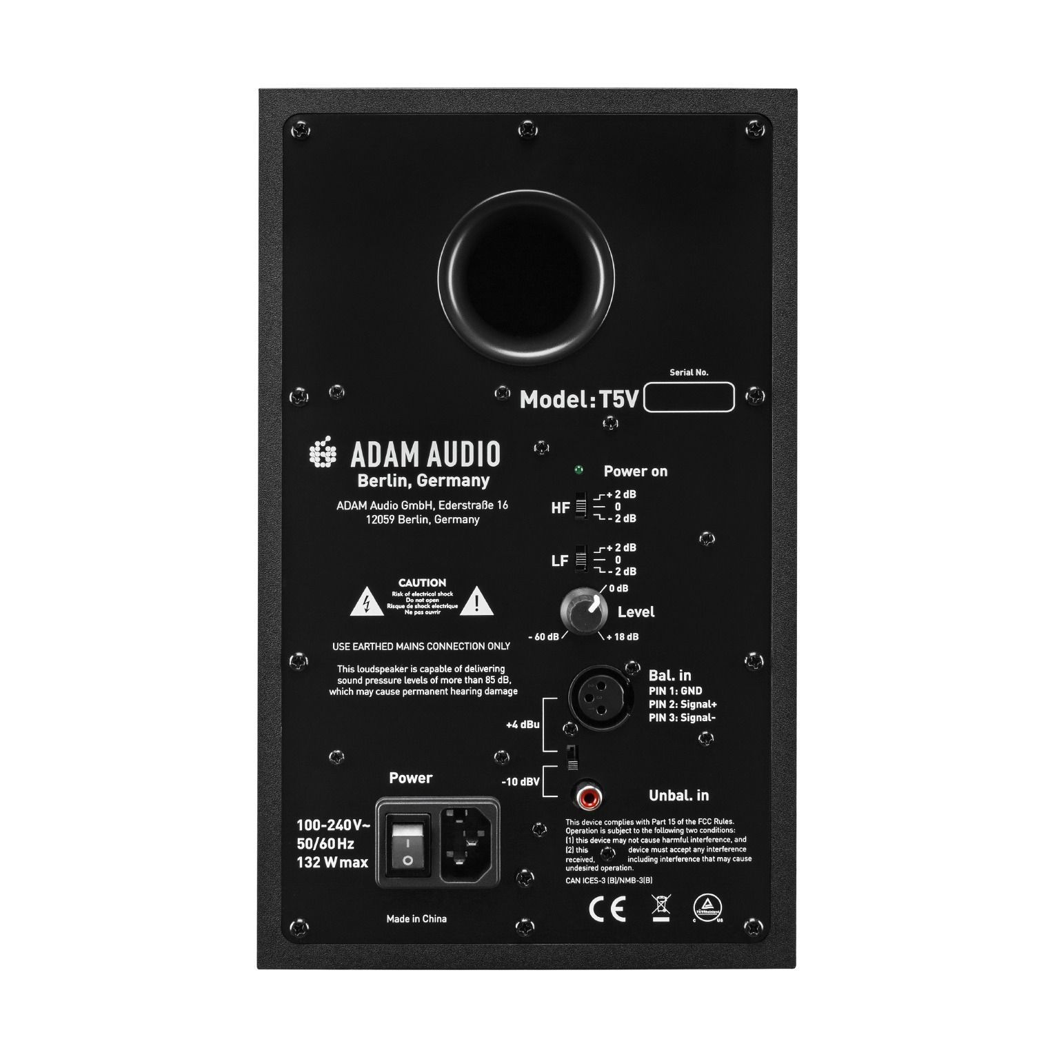 Adam T5V aktiver Studio Monitor 2-Wege Lautsprecherbox _00036197_