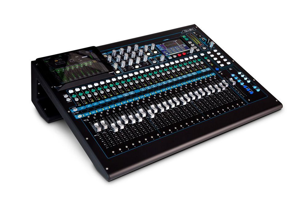 Allen & Heath QU-24 Chrome Digitalmixer für Live und Studio/Installation, 24 Kan