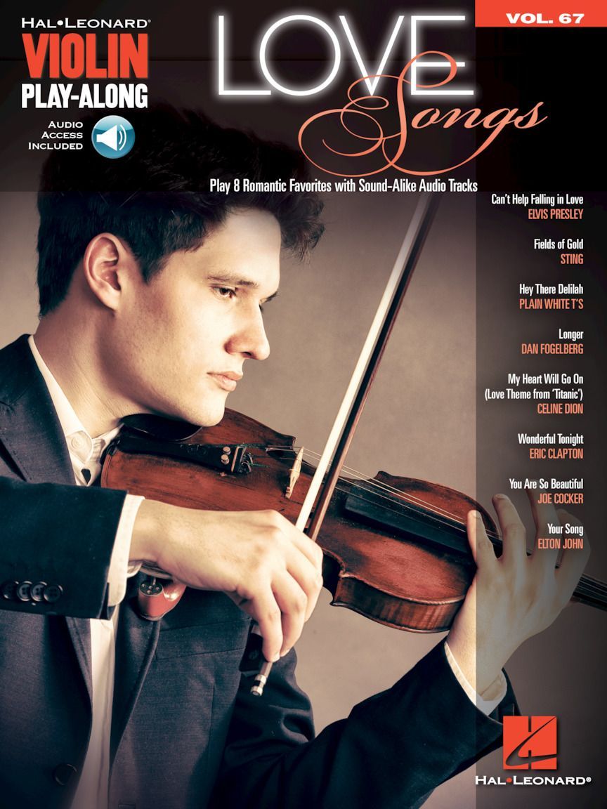Noten Love Songs Violine Geige HL 211896 incl. audiodownload-Code 