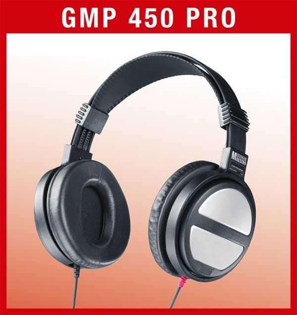 German Maestro GMP 450 Pro Kopfhörer geschlossen 300 Ohm Rundkabel Studio-Serie_00027353_