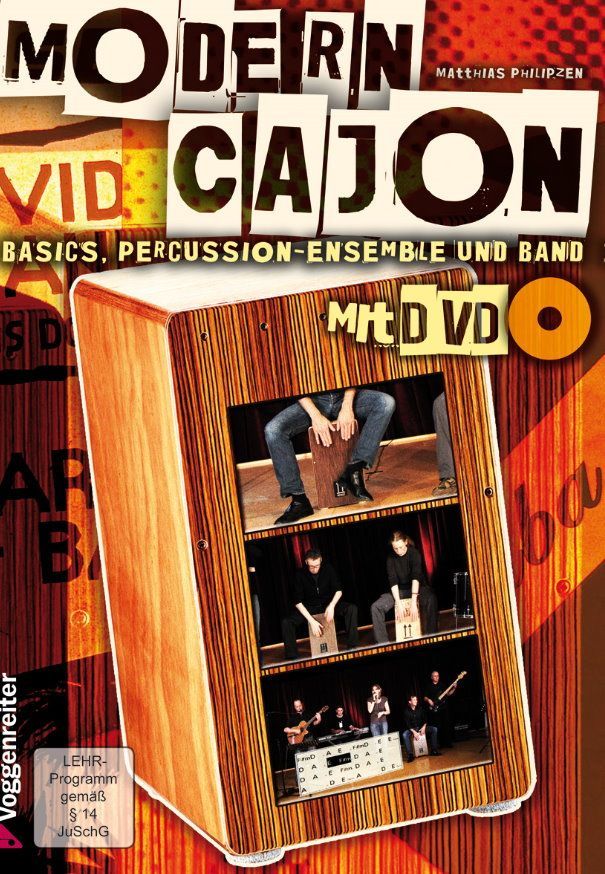 Noten ABVERKAUF !!! Modern Cajon Matthias Philipzen incl. DVD Voggenreiter 0681