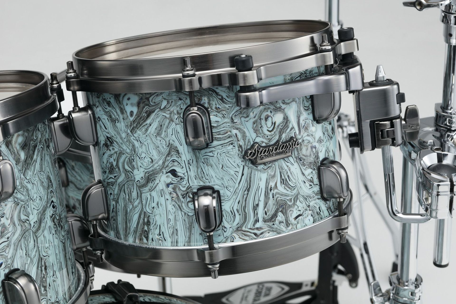 TAMA Starclassic Maple 3-Pcs Shell Kit, SBN-HW Sky Blue Swirl (Aussteller)