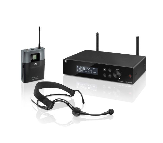 Sennheiser XSW 2-ME3-E Headset-Wireless-System mit GA1 19" Kit, Drahtlos-System