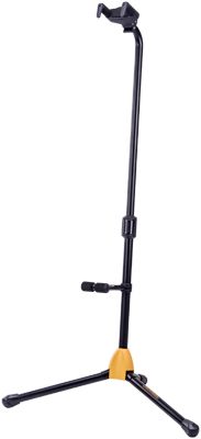 Hercules GS412B+ Gitarrenständer für 1 Gitarre, Gitarrenstativ, Auto-Grip-System