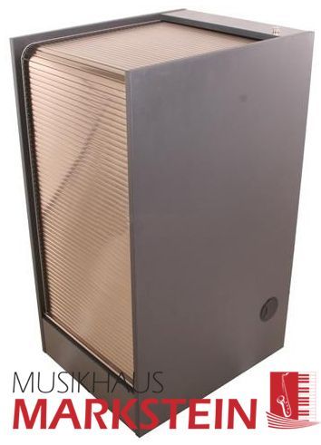 0700667390666 - 19 Rack Einbauschrank graphit grau Medienschrank mit Serviceklappe