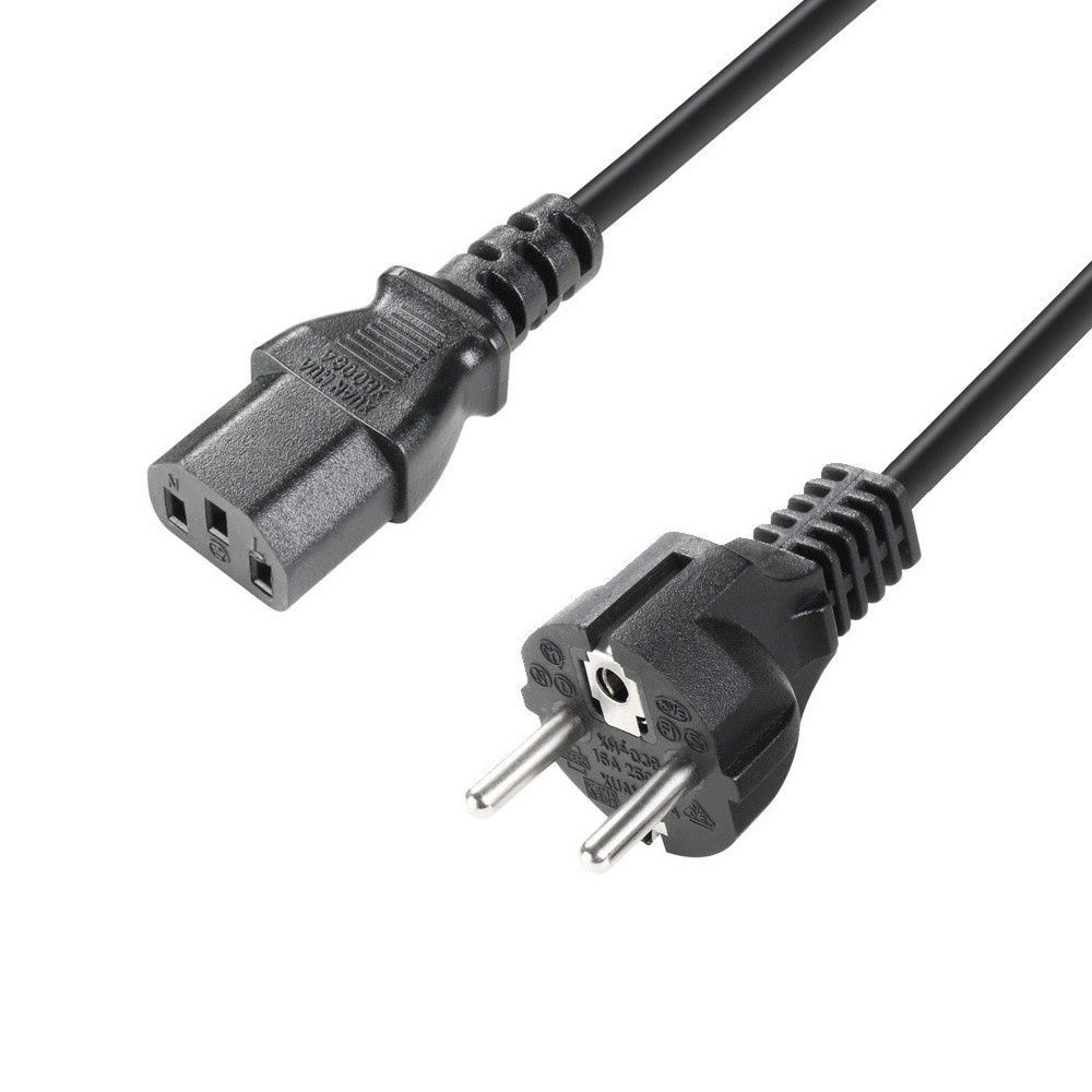 Kaltgerätekabel Netzkabel 5,0m 3 x 0,75 mm² Farbe: schwarz_00041272_