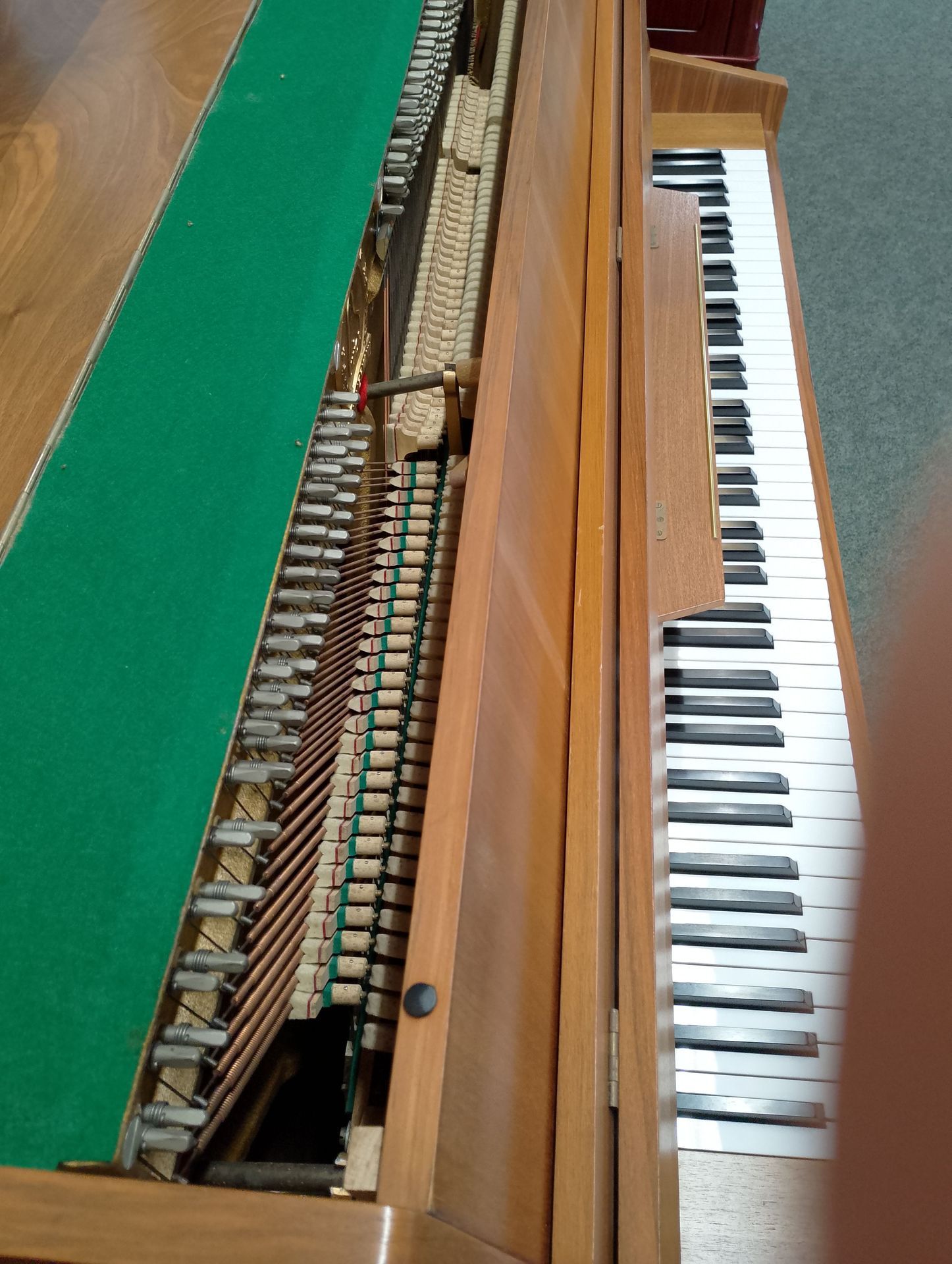 Klavier Zimmermann (DDR) gebraucht - überholungsbedürftig -