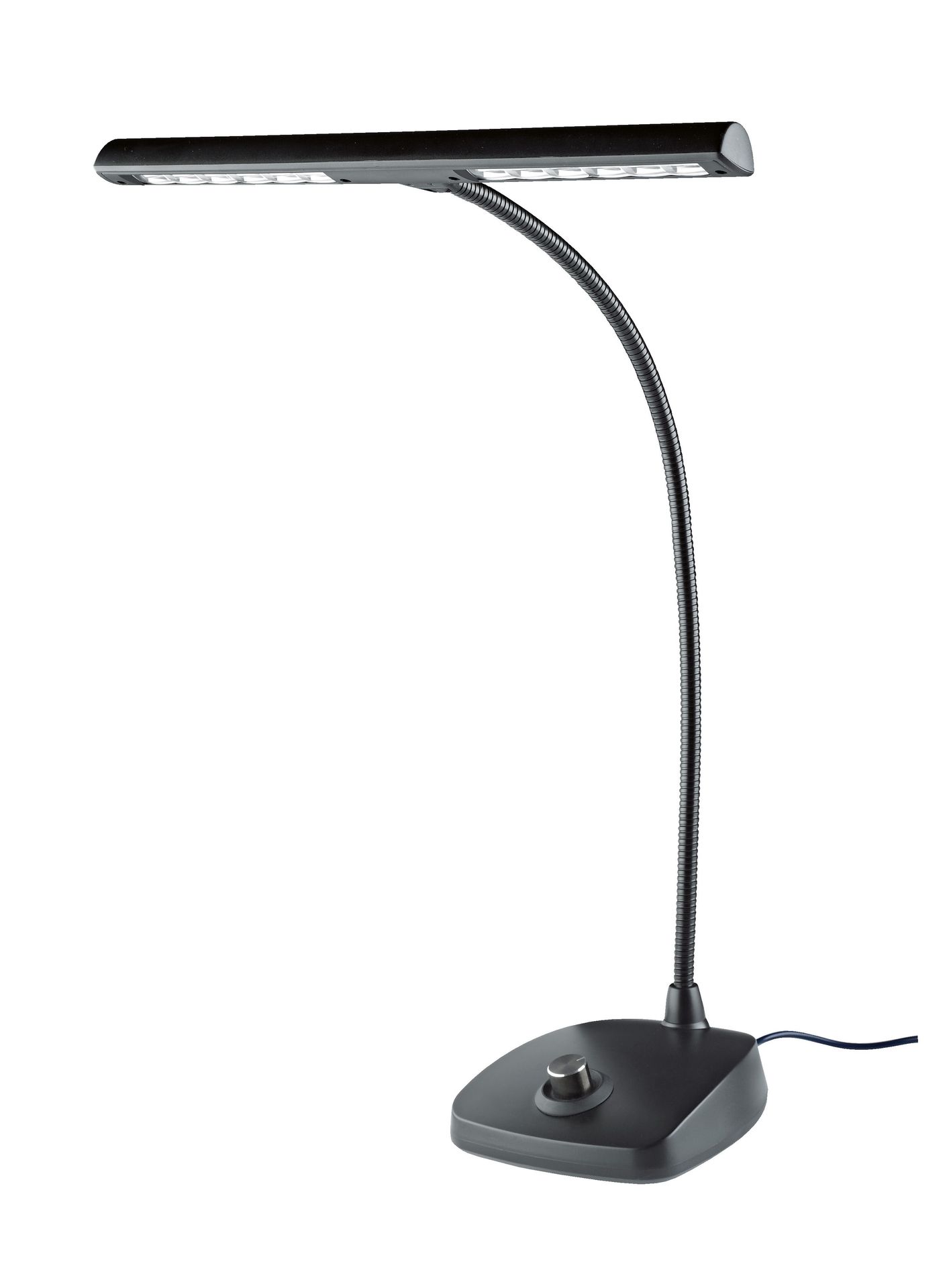 K&M 12298 schwarz LED-Pianoleuchte Klavierleuchte dimmbar - 12 Power LED_00051820_