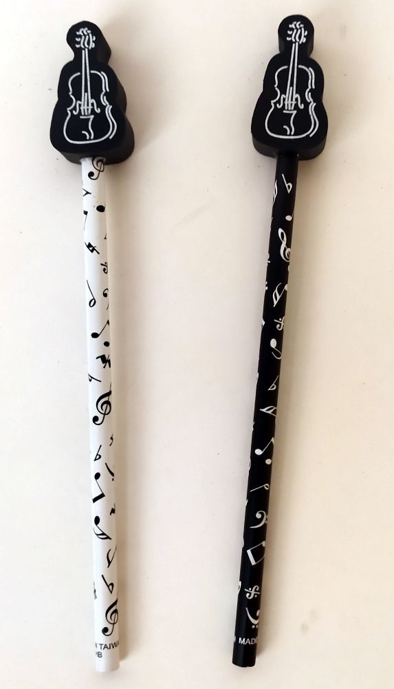 4250926724276 - Bleistift Notenlinie mit Violine-Radierer Geige-Radierer Radiergummi ABVERKAUF 4250926724276 - Bleistift Notenlinie mit Violine-Radierer Geige-Radierer Radiergummi ABVERKAUF