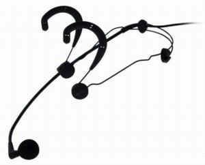Shure WBH54-B Headset-Mikrofon, Nackenbügelmikrofon für Funksysteme, TQGStecker