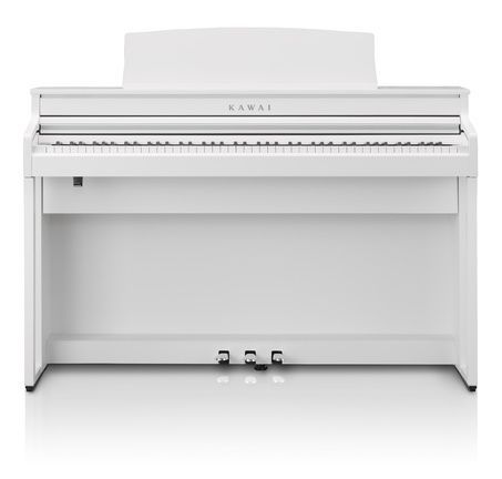 KAWAI CA-401W Digitalpiano weiß matt- neue Grand Feel Compact Mechanik 