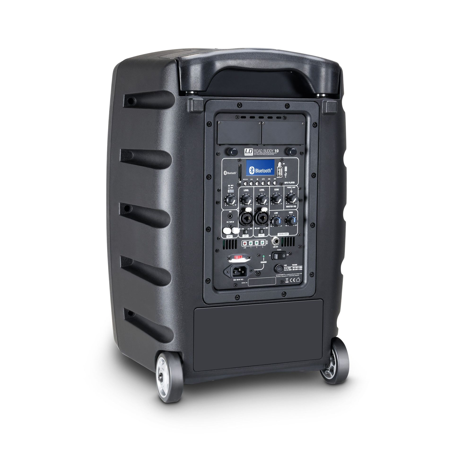 LD Systems Roadbuddy 10 Basic Akkubetriebene Bluetooth-Lautsprecherbox mit Mixer