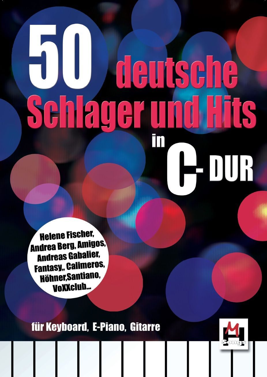 Noten 50 deutsche Schlager und Hits in C-Dur BOE 7826 