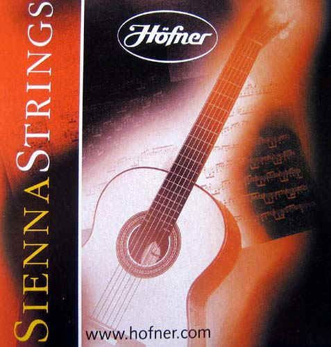 Höfner HSS Sienna Nylonsaiten Medium Tension Satz