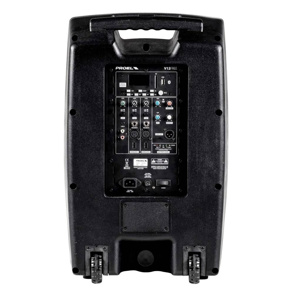Proel V12 FREE Akkubetriebene Bluetooth-Lautsprecherbox