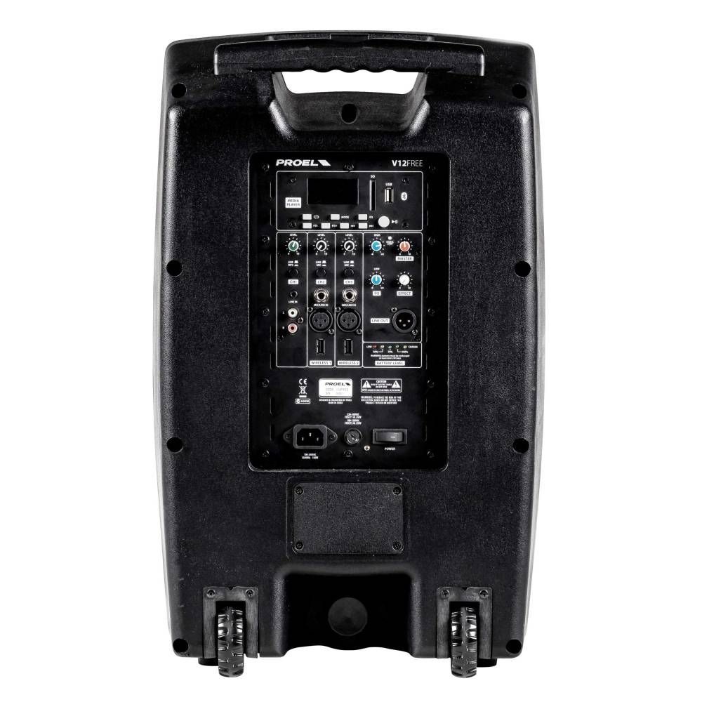 Proel V12 Free Akkubetriebene Bluetooth-Lautsprecherbox
