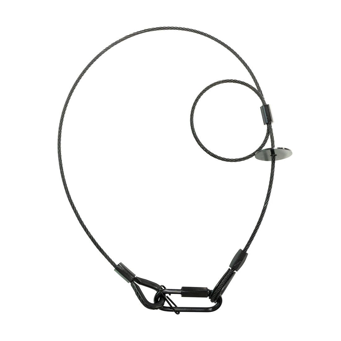 Accu-Cable Safety SC3B  Sicherungsseil 3x 600mm schwarz bis 25 kg_00054047_