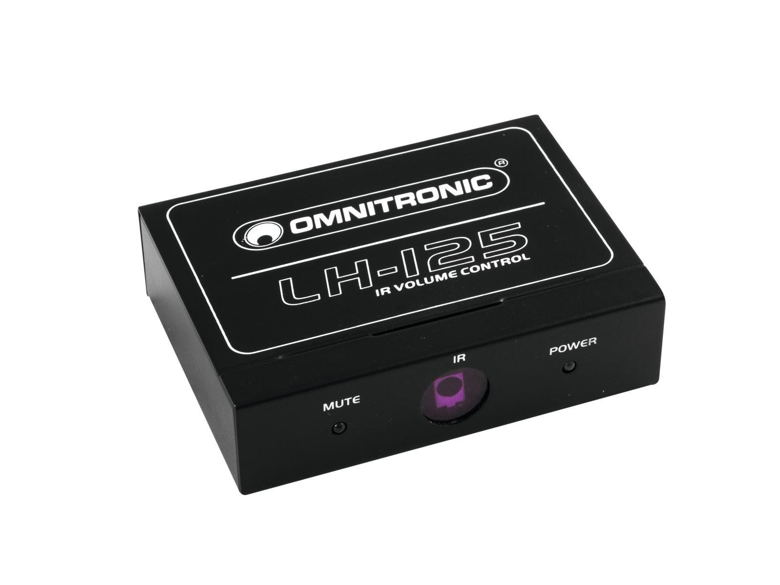 OMNITRONIC LH-125 IR-Lautstärkeregler mit IR-Fernbedienung_00049443_