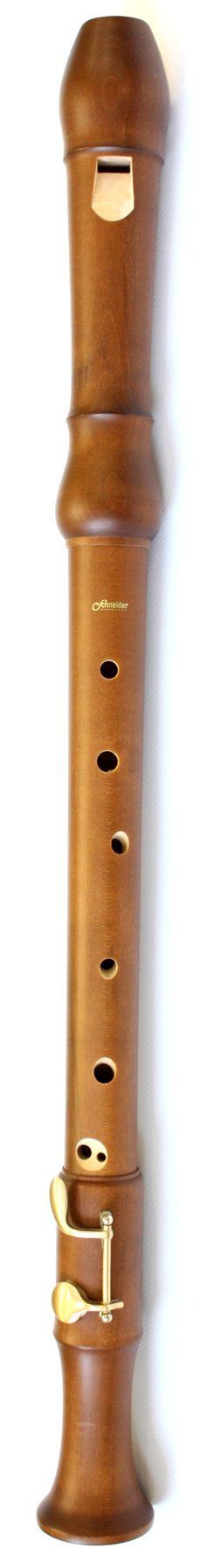 Schneider Tenorflöte Blockflöte 40803-be Tenor Ahorn braun barock_00006613_