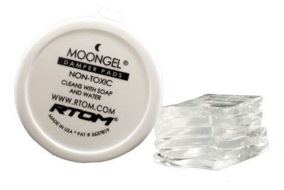 RTOM Moongel Damper Pads Trommeldämpfer 6 Stück transparent_00040845_