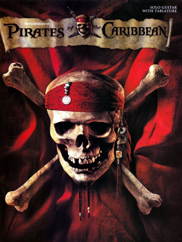 Noten PIRATES OF THE CARIBBEAN Fluch der Karibik Gitarre Solo TAB HL-702264_00029808_