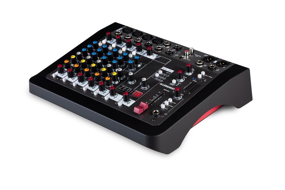 Allen & Heath ZEDi-10 Mixer mit 4x4 USB Interface (24bit / 96KHz), inkl. Cubase 