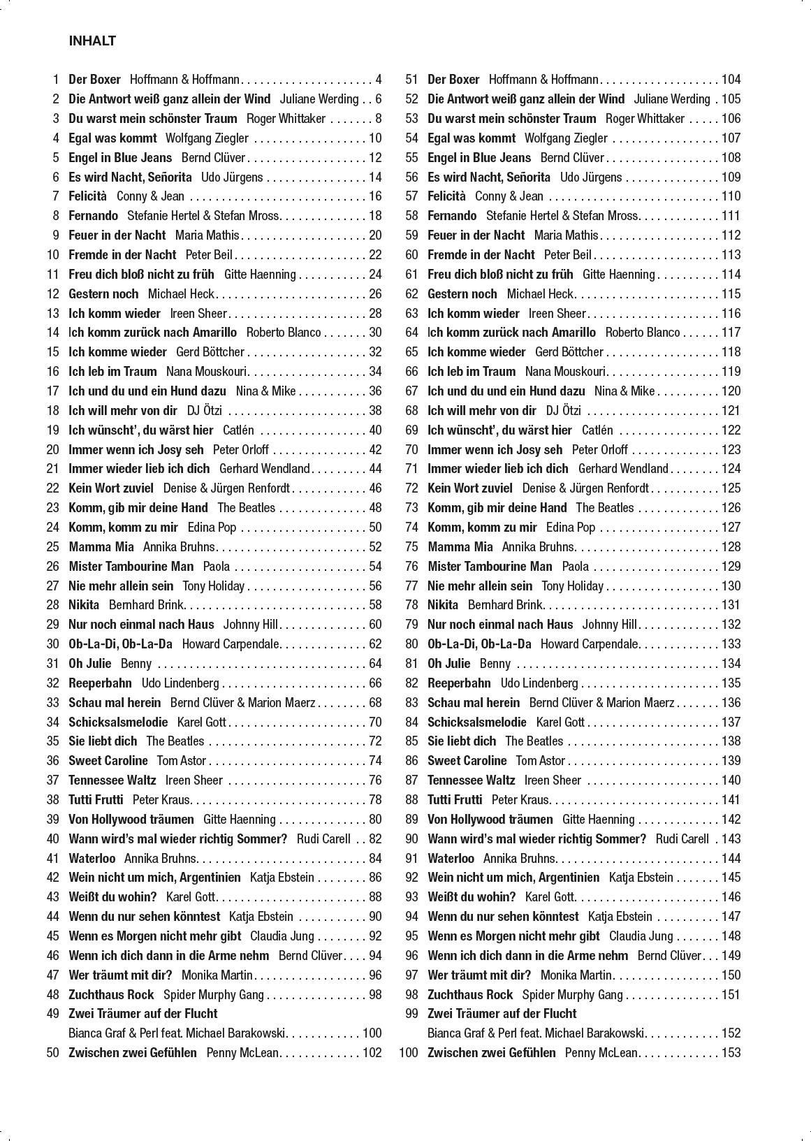 Noten Welthits auf Deutsch Evergreens, Oldies, Schlager Monika Hildner